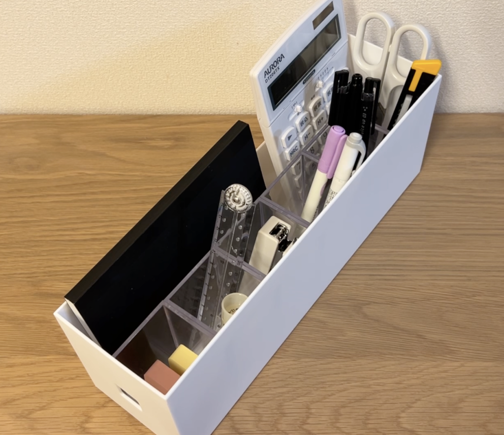 文房具を収納した場合