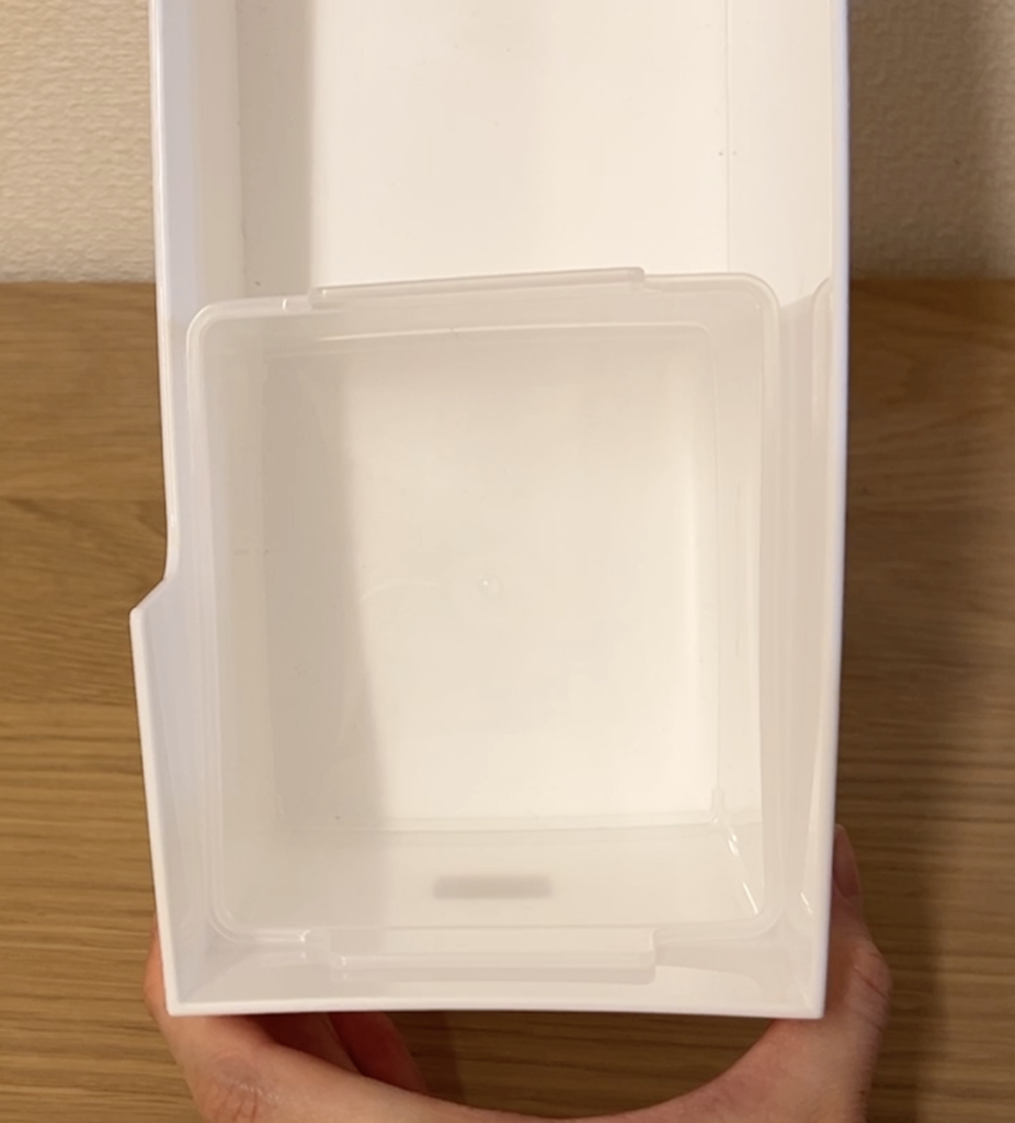 ダイソーのファイルボックスだと型崩れする