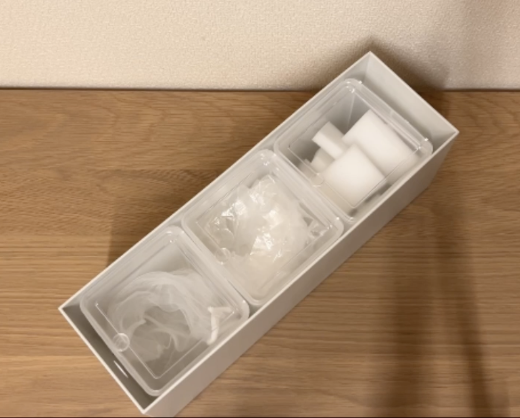 水回りの掃除用品をひとまとめにして収納