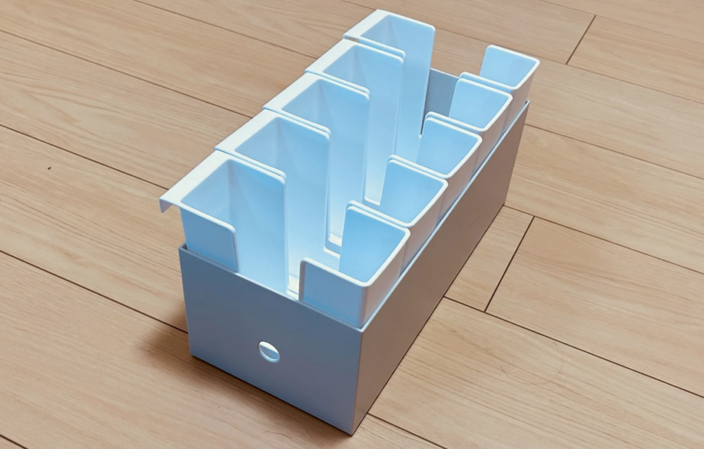 【Seria】パウチをスリムに収納 × 5個