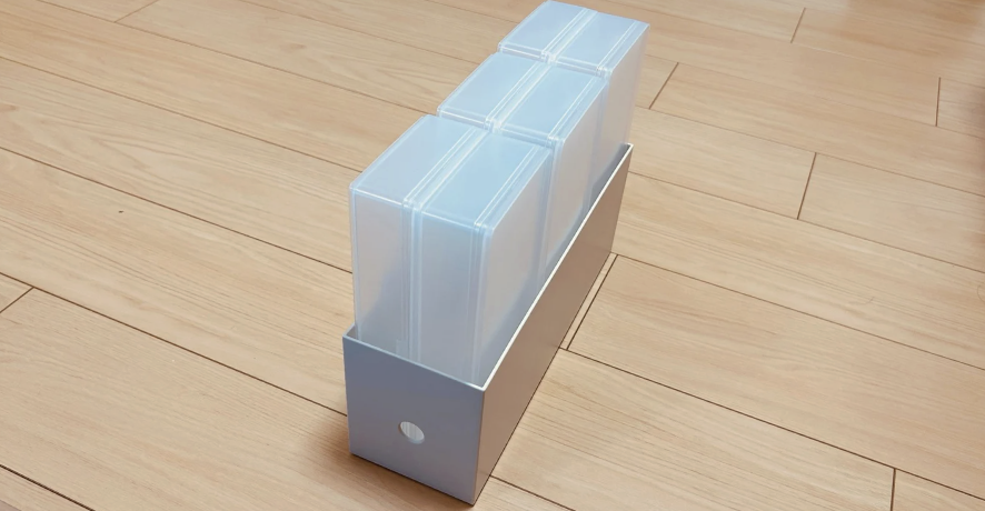 フタ付きケース ロング × 6個